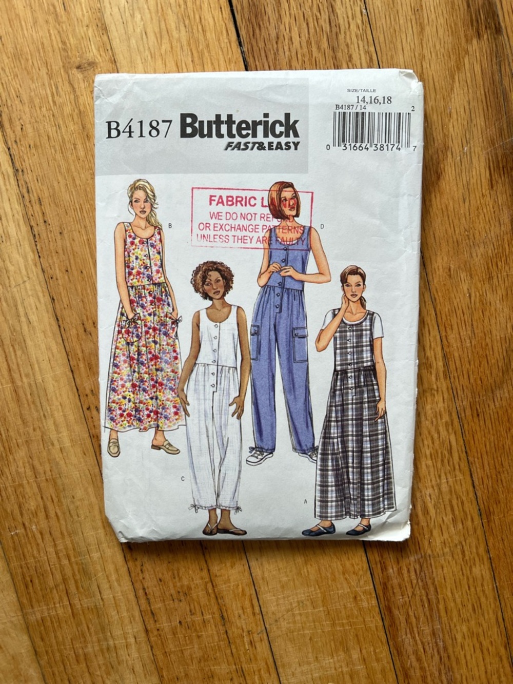 Vintage dress & jumpsuit dress making pattern.